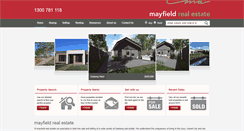 Desktop Screenshot of mayfieldrealestate.com.au